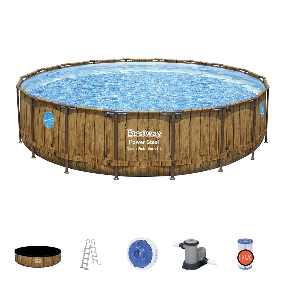 Bestway Power Steel Vista Pool Set 549 X 122 CM