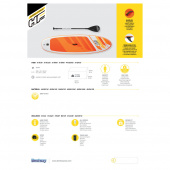 Bestway Hydro-Force Aqua Journey Sup-Bräda Bestway Hydro-Force Aqua Journey Sup-Bräda