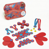 Clixo Crew Pack 30 delar rosa/blå