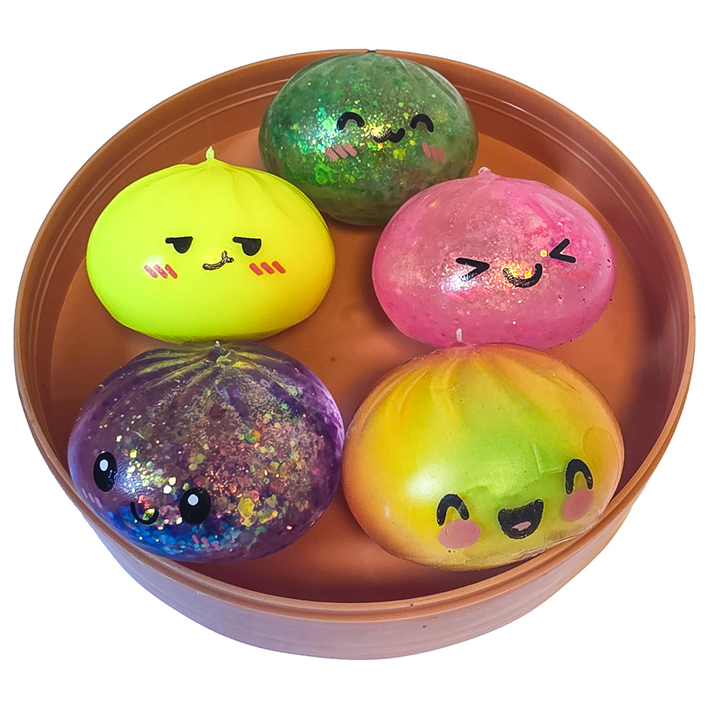 Kawaii Squishy Dumplings 5 pc Foam/Sugar 5 cm