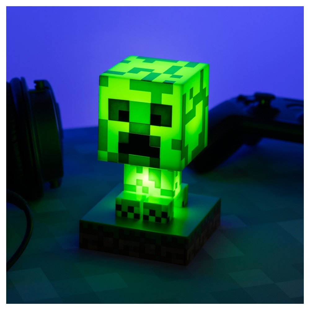Minecraft Creeper Lampa 11 cm