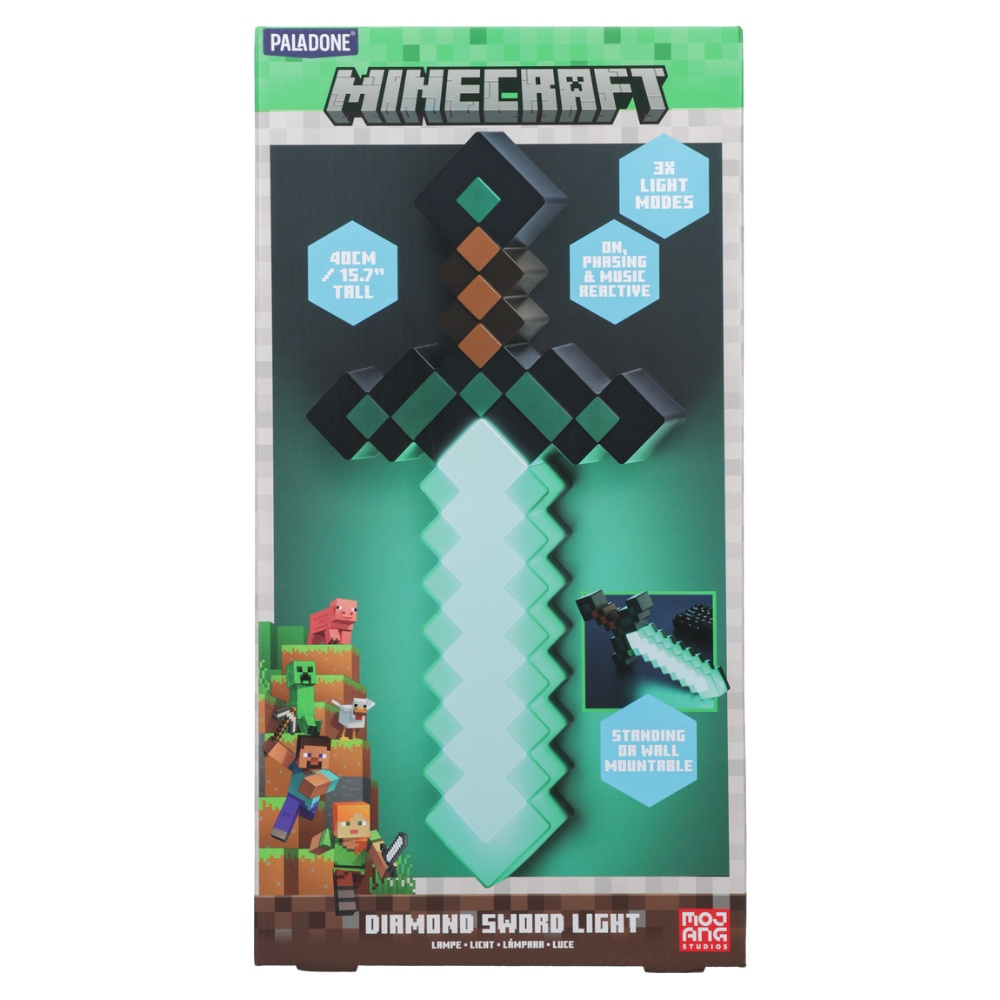 Minecraft Lampa Diamond Sword 40 cm