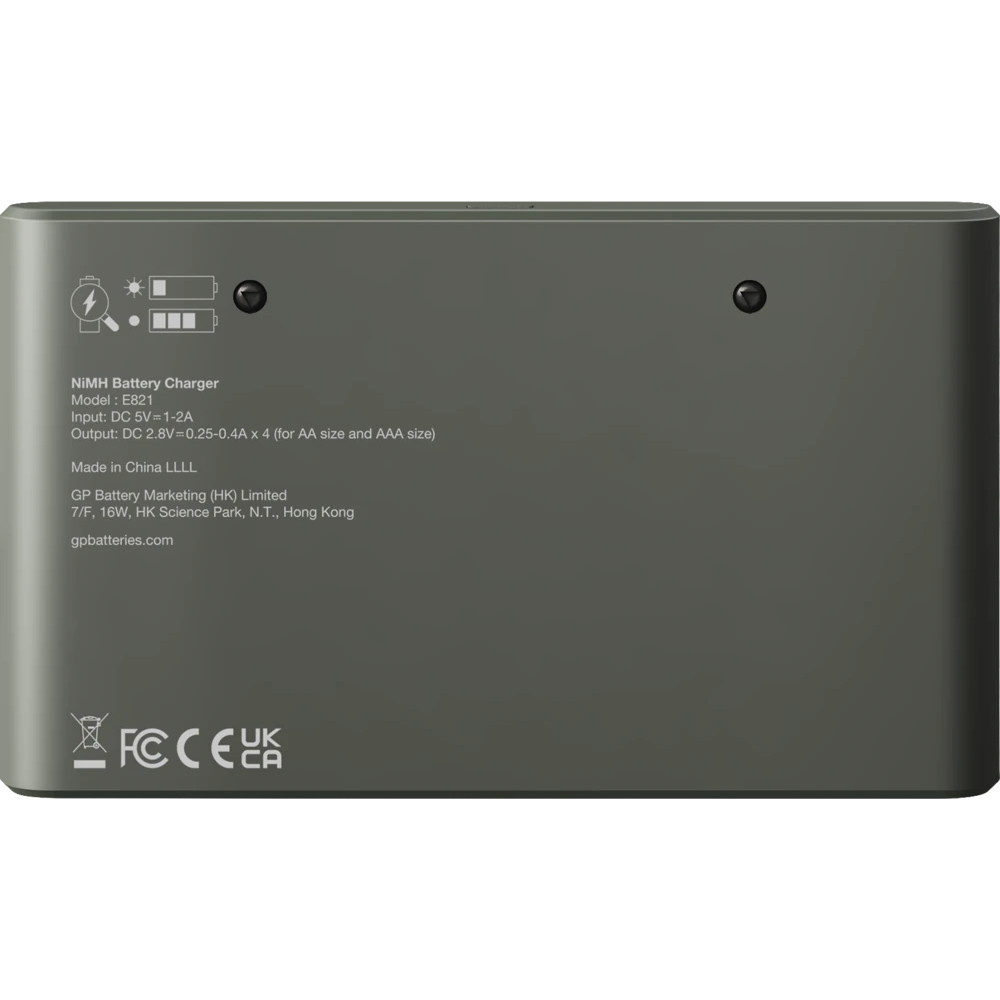 GP Recyko Econ Batteriladdare inkl. 4xAA 2100mAh + 4xAAA 850mAh