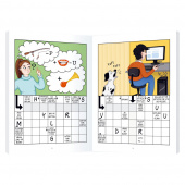 Korsord med kluriga rebusar Korsord med kluriga rebusar