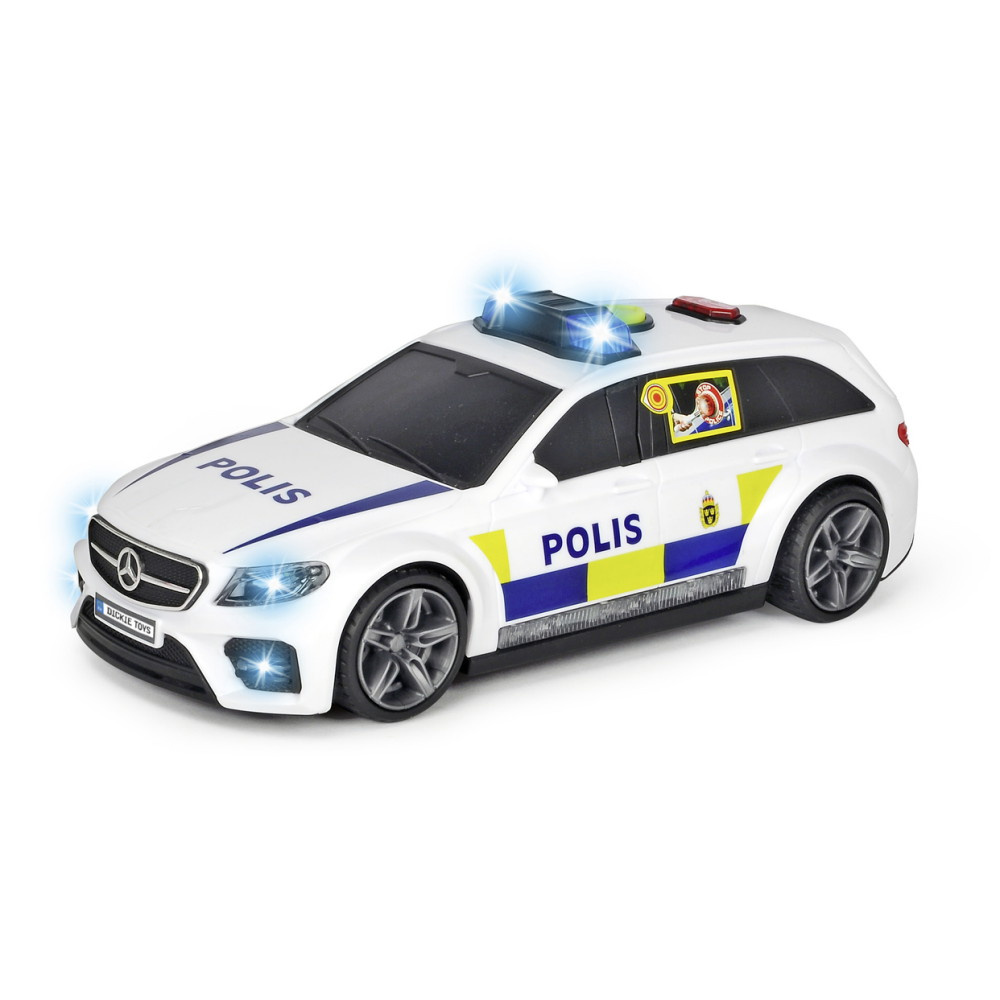 Dickie Toys - Svensk Mercedes-AMG E43 Polisbil
