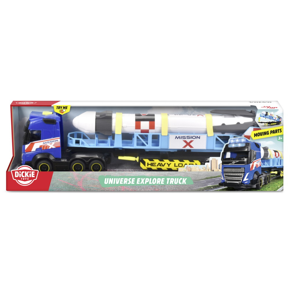 Volvo Lastbil med Släp + Rymdraket