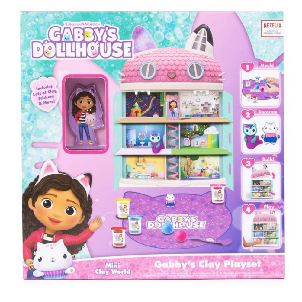 Gabby's Dollhouse - Lerkatter och Dockskåpsset