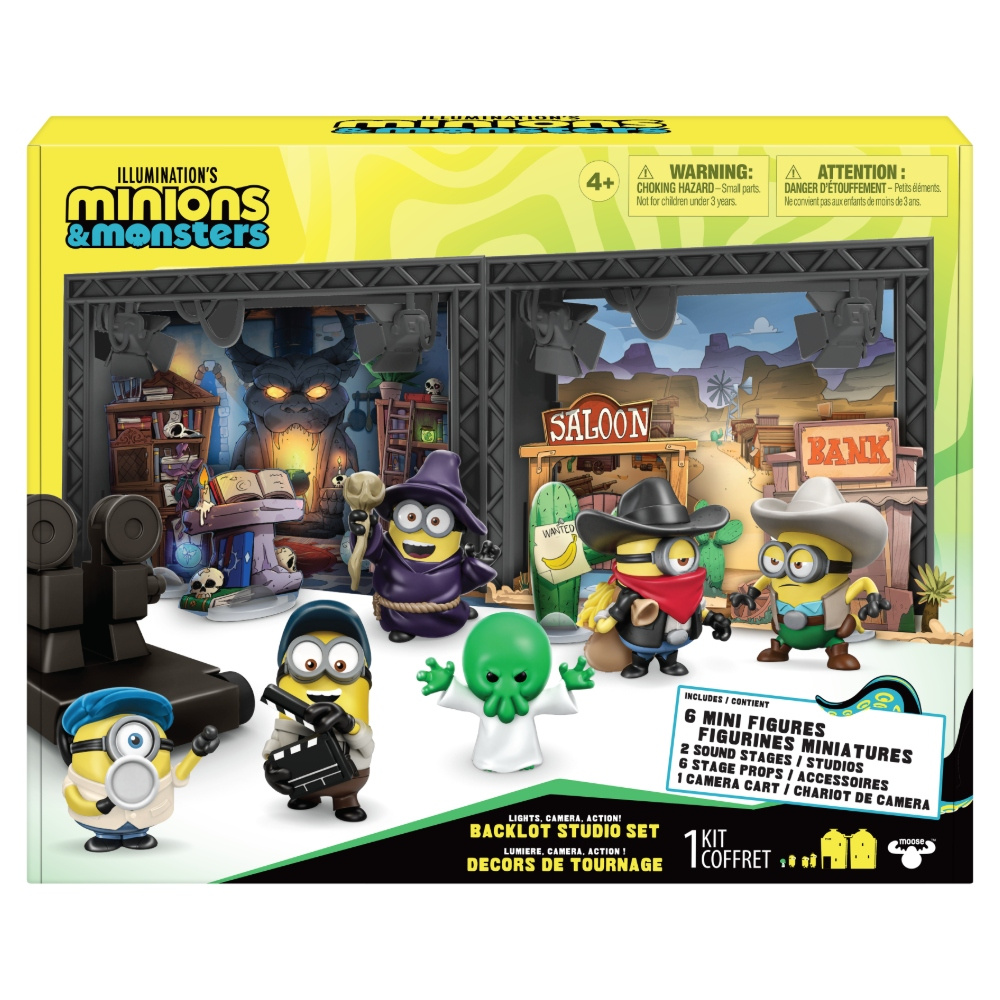 Minions & Monsters - Filmstudio med 6 figurer