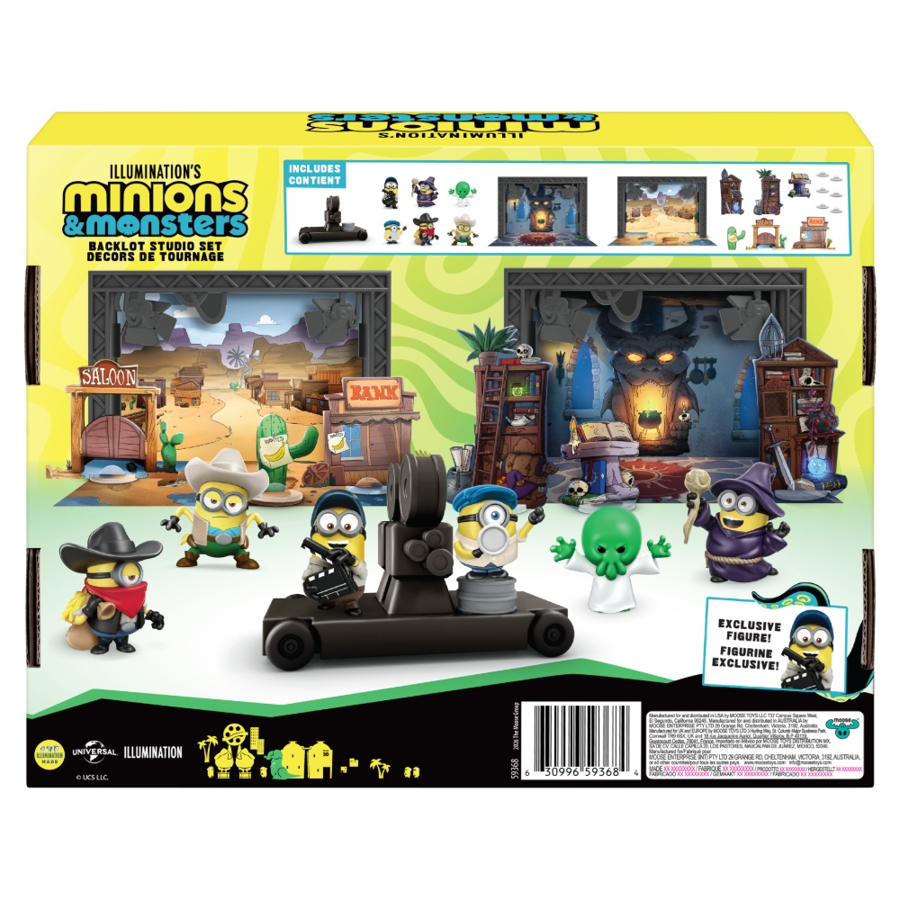 Minions & Monsters - Filmstudio med 6 figurer