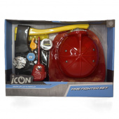 ICON - Brandmanset med hjälm och yxa ICON - Brandmanset med hjälm och yxa