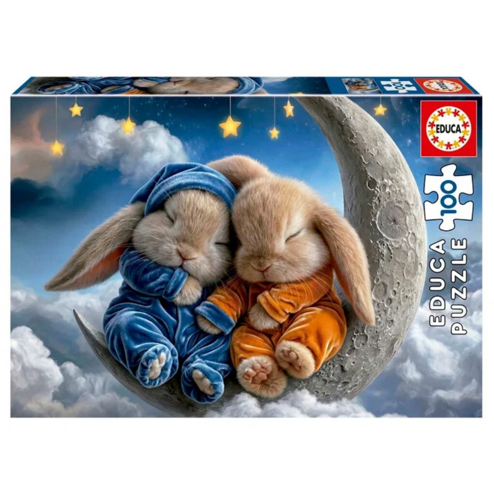 Educa Pussel: Bunny Dreams 100 Bitar