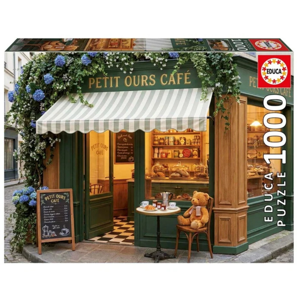 Educa Pussel: Little Bear Cafe 1000 bitar