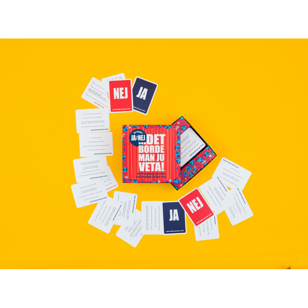 Det borde man ju veta JA/NEJ