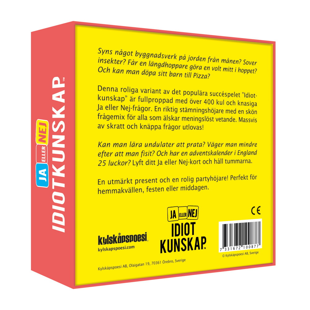 Idiotkunskap - Ja eller Nej