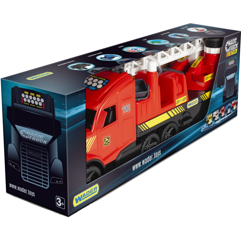 Wader Magic Truck Action Brandbil