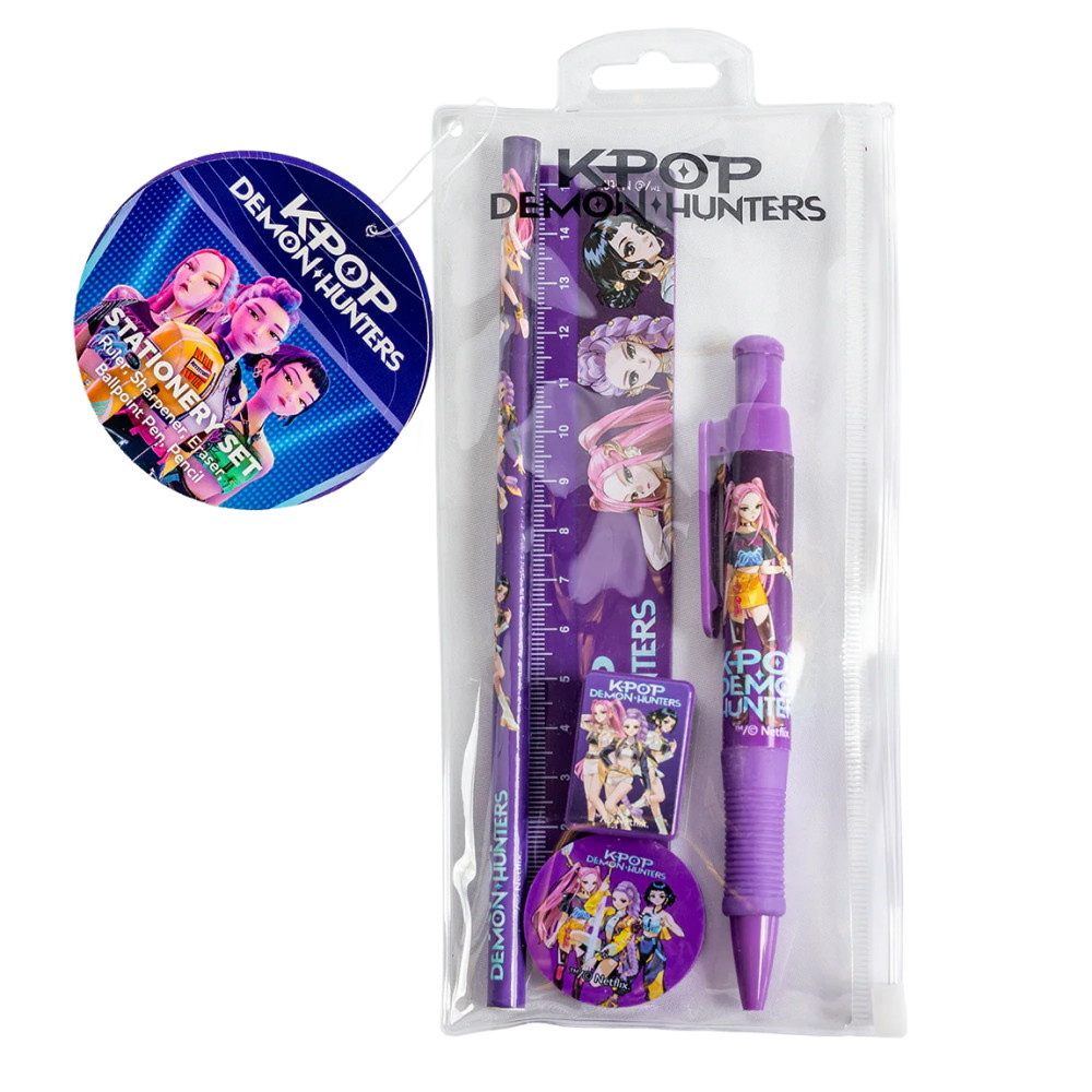 KPop Demon Hunters Stationary Set 5 delar