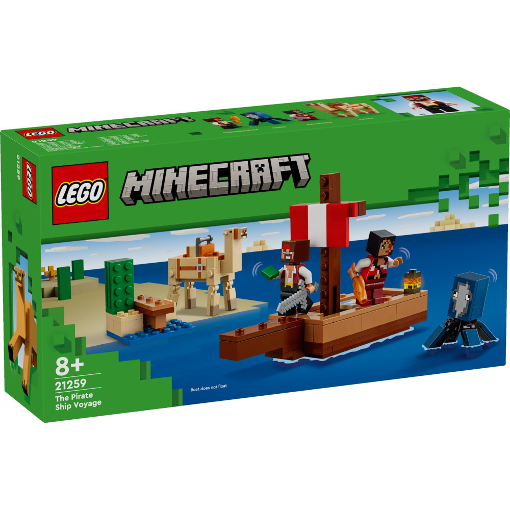 LEGO Minecraft - Piratskeppsresan