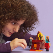 LEGO Minecraft - Lavastriden i Nether LEGO Minecraft - Lavastriden i Nether
