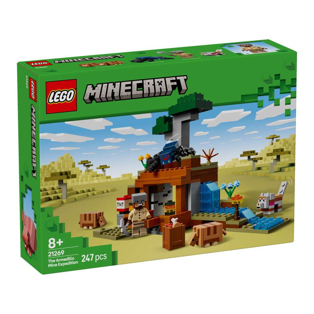 LEGO Minecraft - Expeditionen till bältdjursgruvan