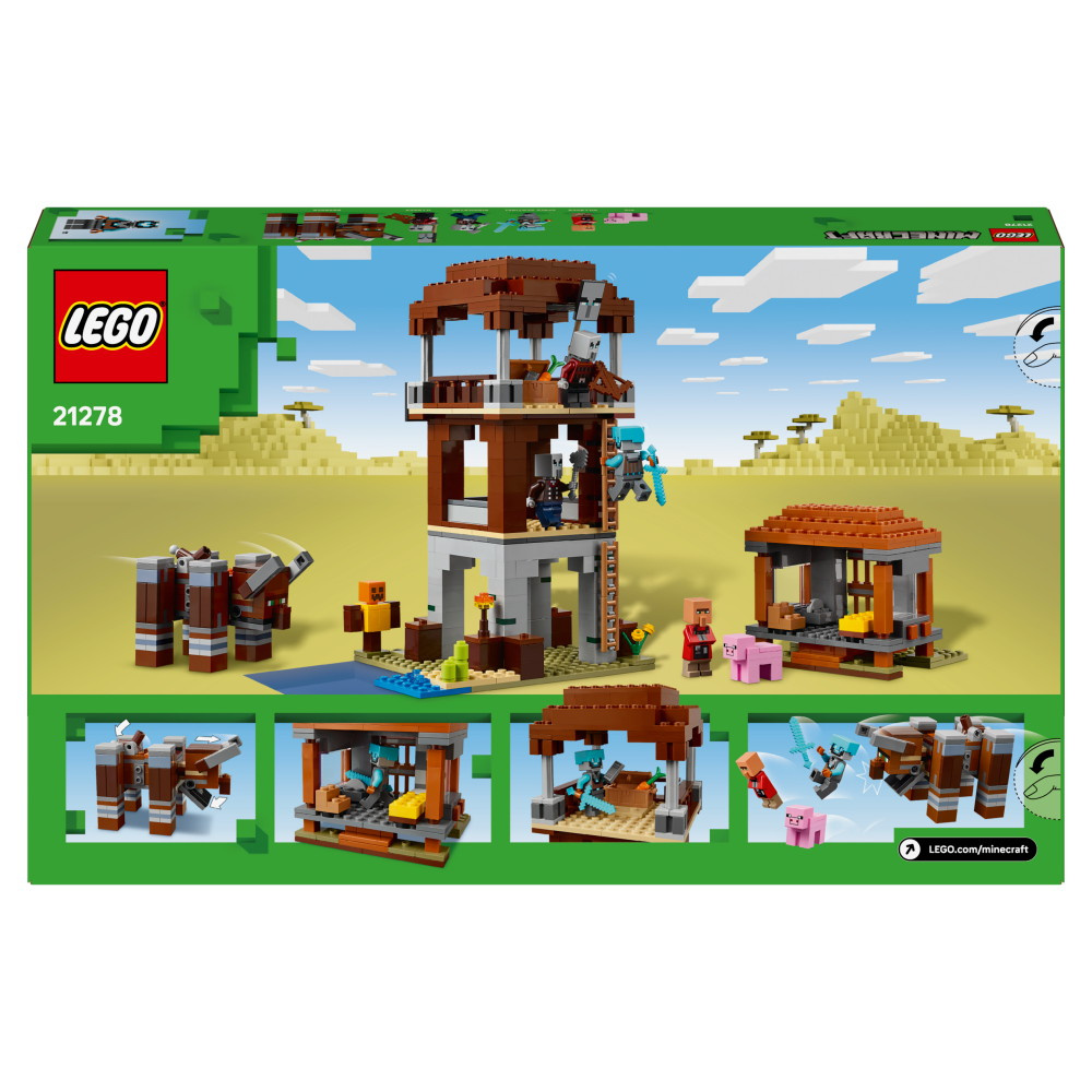 LEGO Minecraft - Plundrarvakttorn och vildtjur