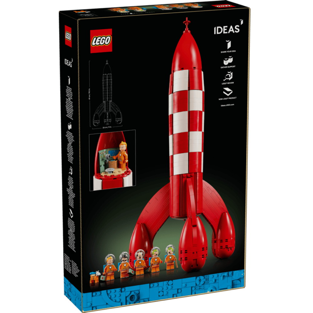 LEGO Ideas - TIntin Månraket