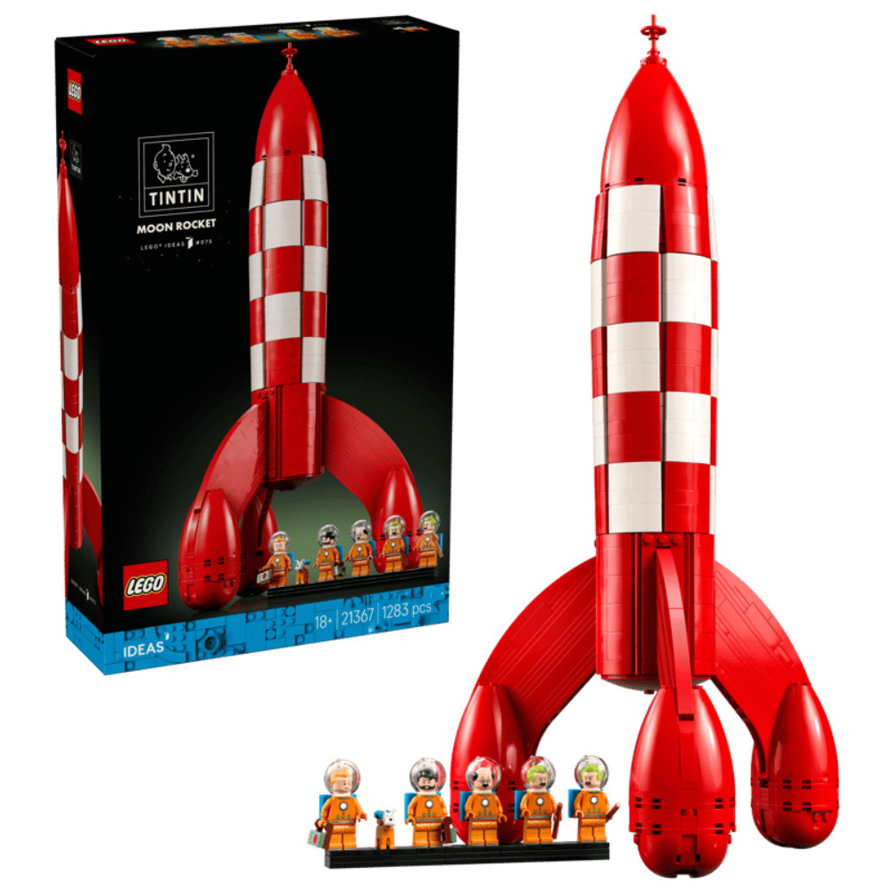 LEGO Ideas - TIntin Månraket