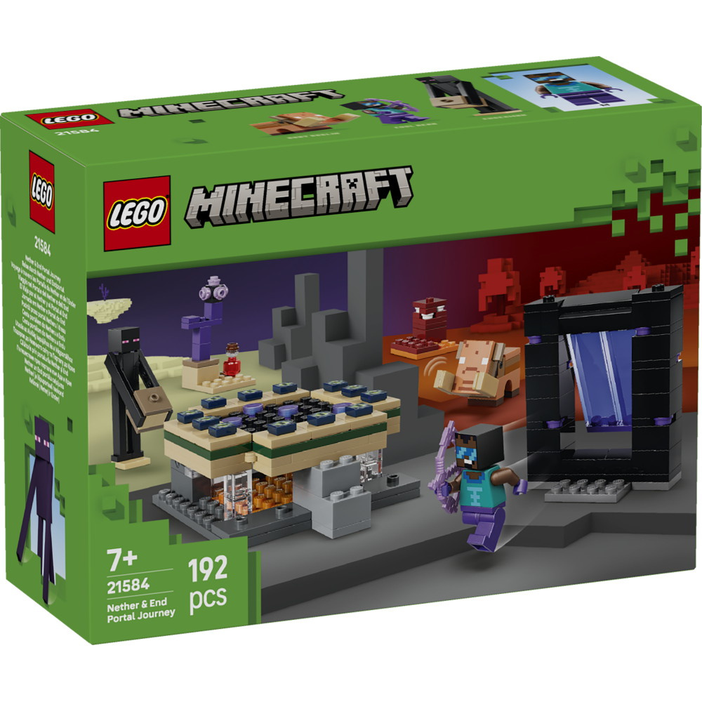 LEGO Minecraft - Resa med Nether- och End-portal