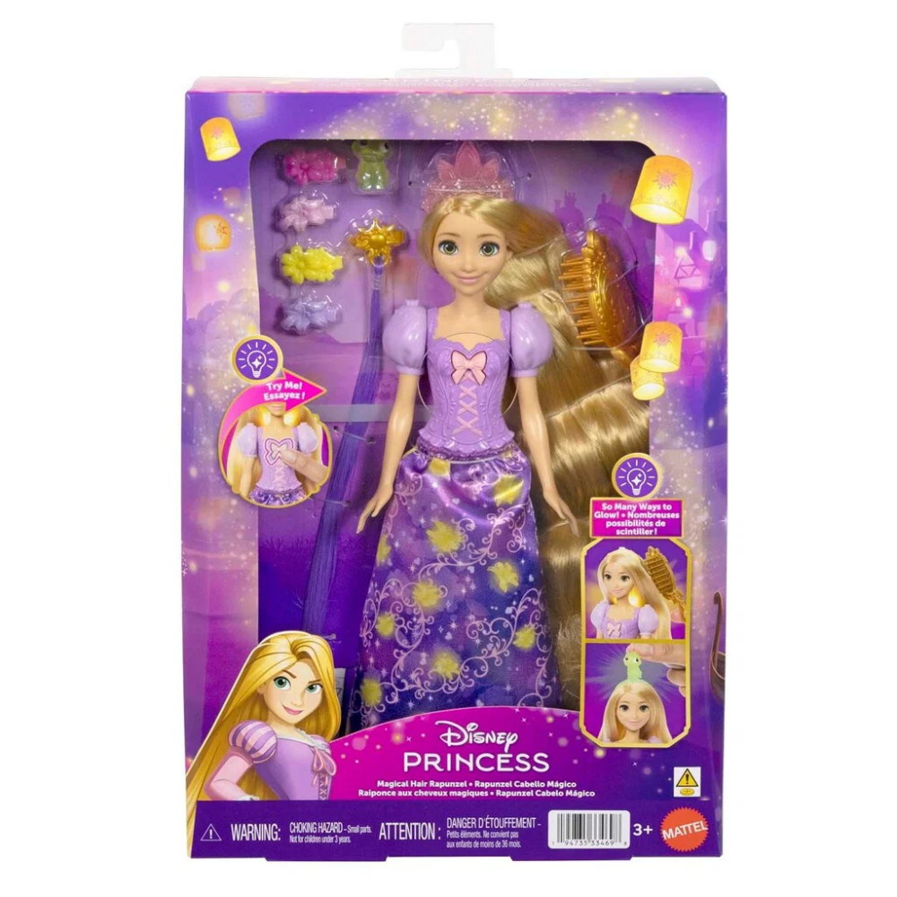 Disney Princess Rapunzel med magiskt hår