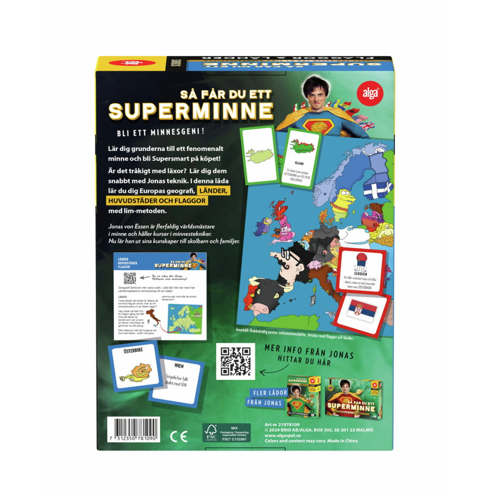 Superminne Flaggor & länder