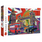 Trefl Pussel: Colours of London 1000 Bitar Trefl Pussel: Colours of London 1000 Bitar