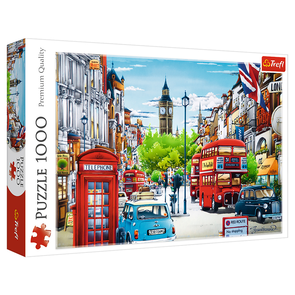 Trefl Pussel: London Street 1000 Bitar