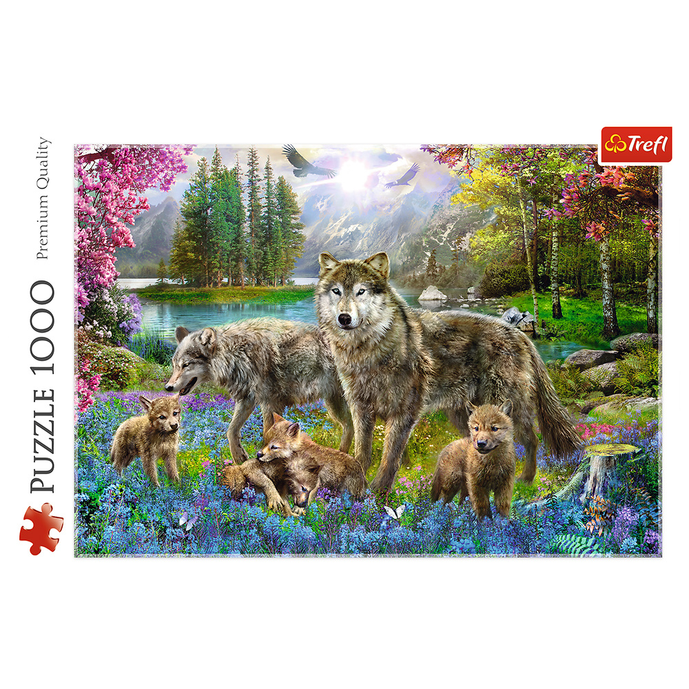 Trefl Pussel: Lupine family 1000 Bitar