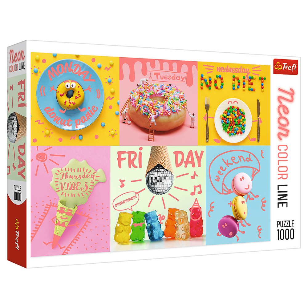 Trefl Pussel: Sweet Week 1000 Bitar