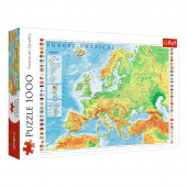 Trefl Pussel: Physical Map of Europe 1000 Bitar
