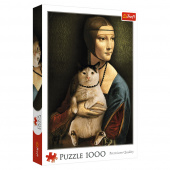 Trefl Pussel: Lady with a Cat 1000 Bitar