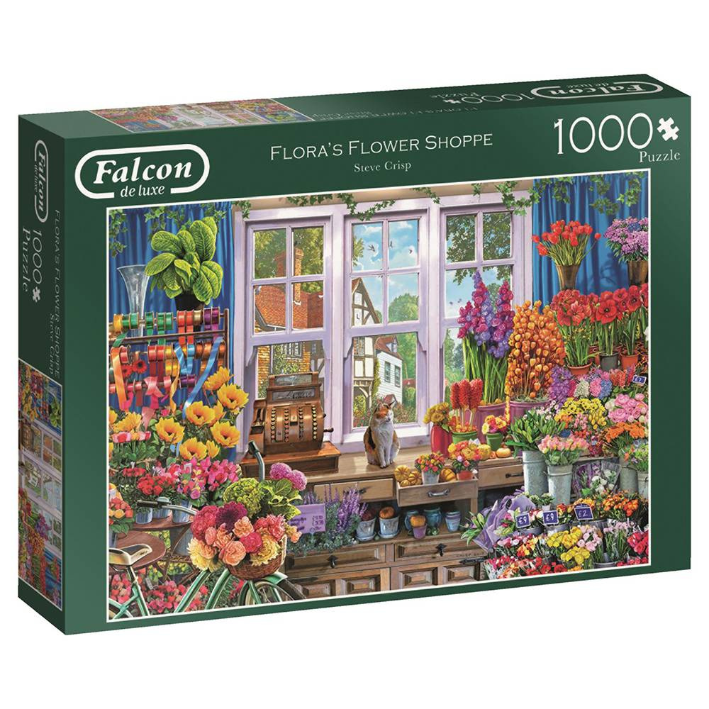 Jumbo Pussel - Flora's Flower Shoppe 1000 bitar