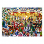 Jumbo Pussel - Christmas Carousel 2x1000 Bitar