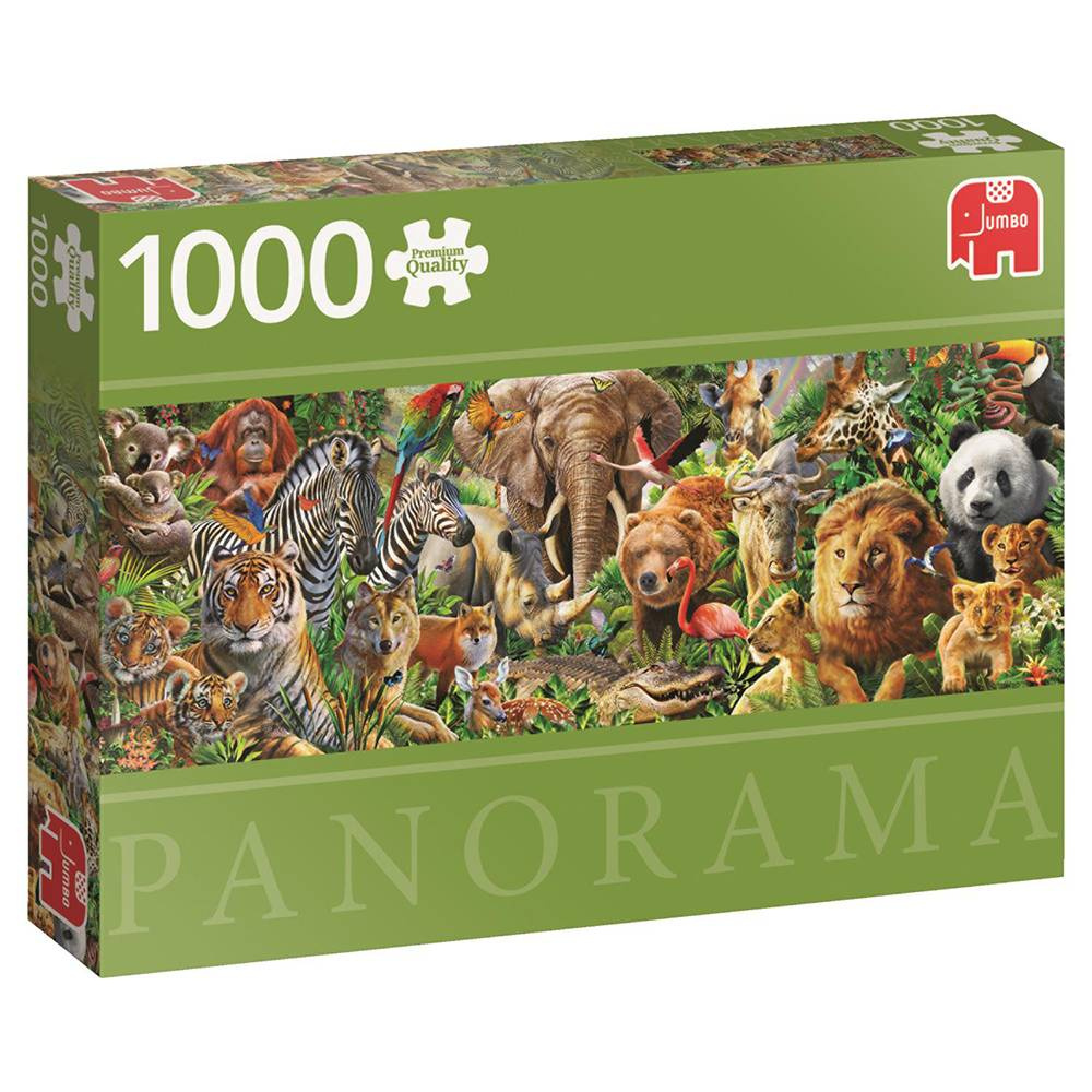 Jumbo Pussel Panorama - African Wildlife 1000 bitar