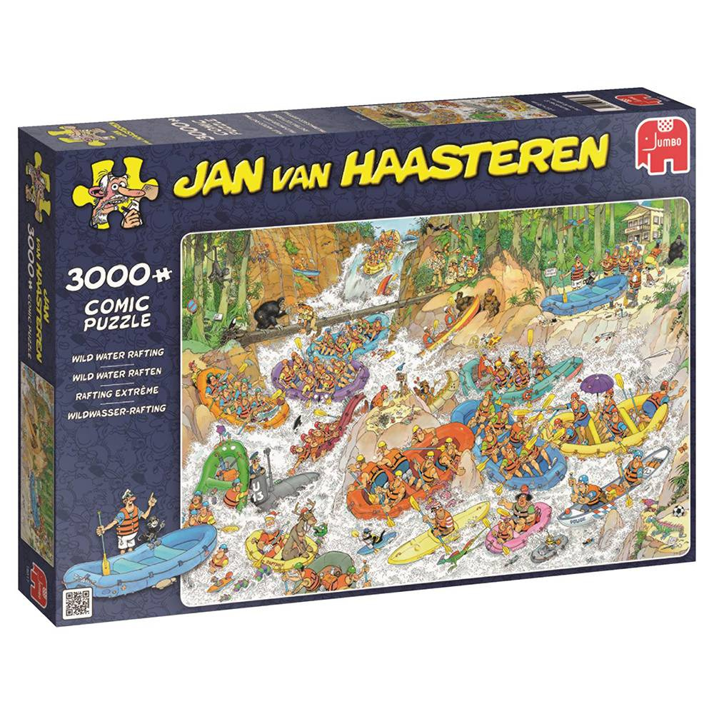 Jan van Haasteren Pussel - Wild Water Rafting 3000 Bitar