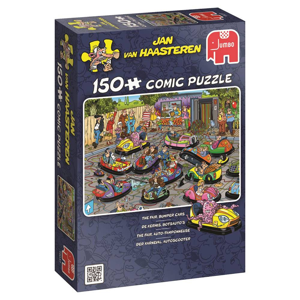 Jan Van Haasteren pussel - The Fair. Bumper Cars 150 bitar