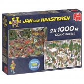 Jan Van Haasteren pussel - Christmas Gifts 2x1000 bitar