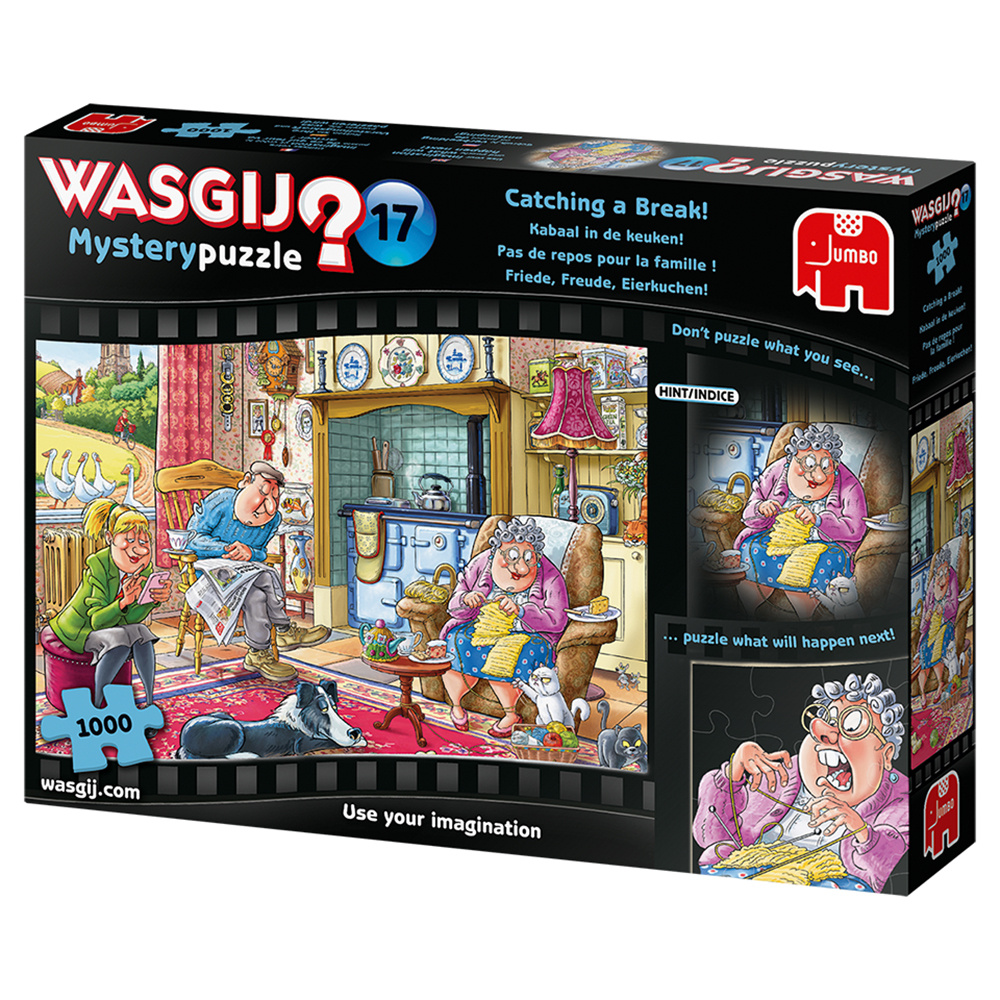 Wasgij? Mystery #17 - Catching a Break! 1000 Bitar