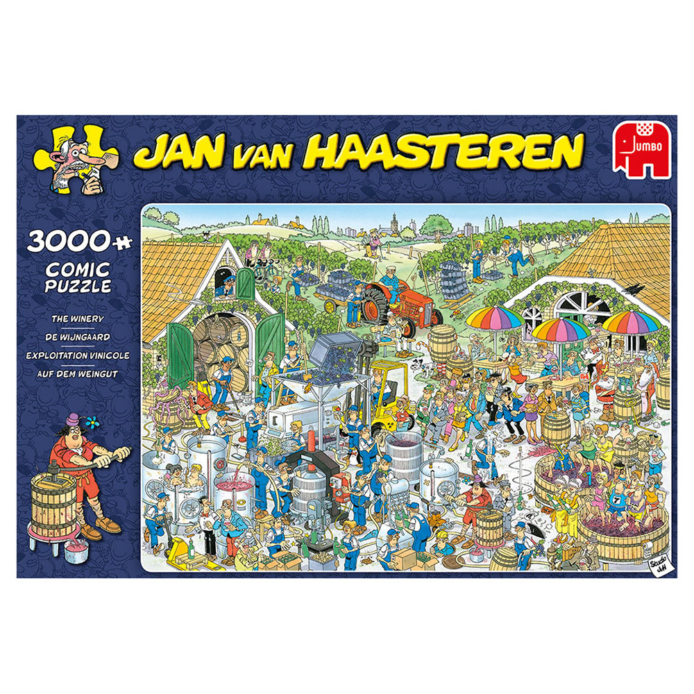 Jan van Haasteren Pussel: The Winery 3000 Bitar