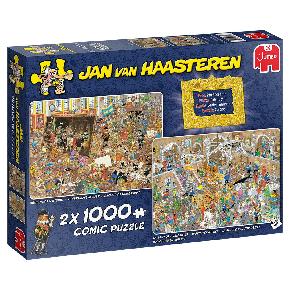 Jan Van Haasteren pussel: A Trip to the Museum 2x1000 Bitar