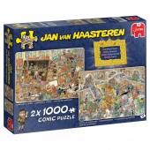 Jan Van Haasteren pussel: A Trip to the Museum 2x1000 bitar
