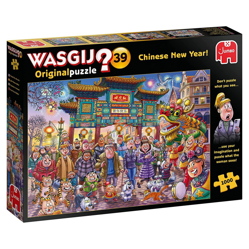 Wasgij? Original #39 - Chinese New Year! 1000 Bitar