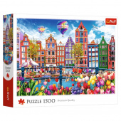 Trefl Pussel: Colourful Amsterdam 1500 Bitar Trefl Pussel: Colourful Amsterdam 1500 Bitar