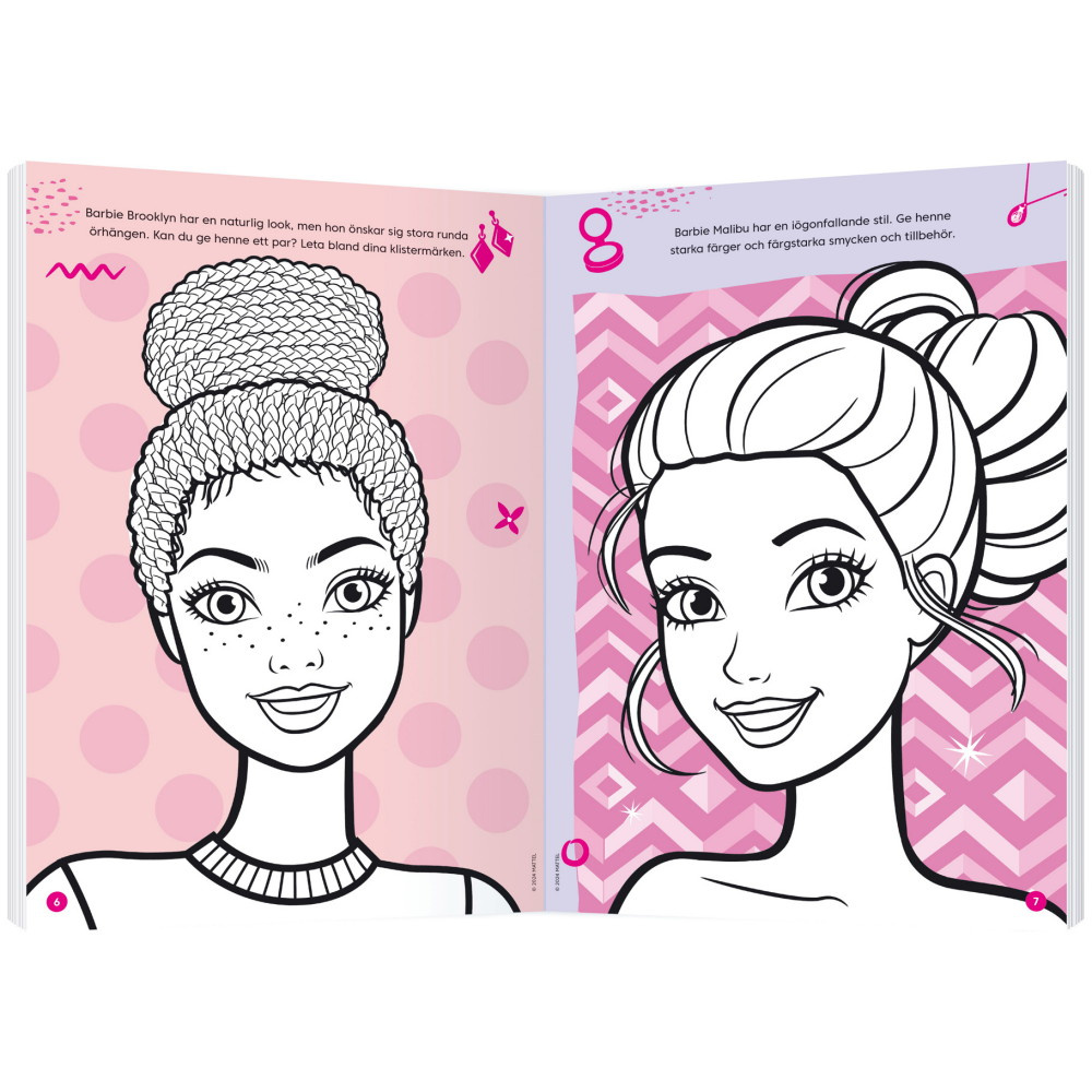 Pysselbok - Barbie