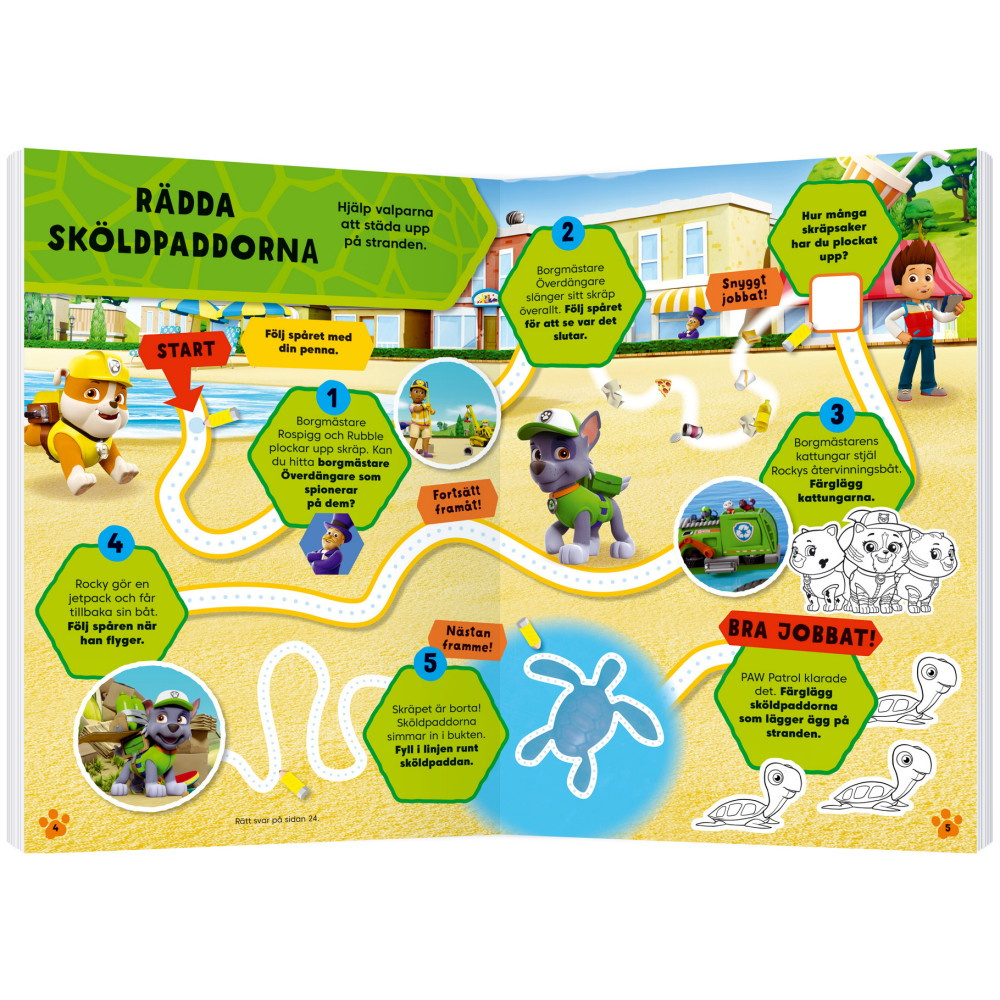 Pysselbok - Paw Patrol