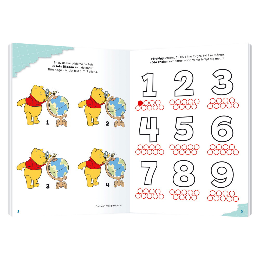 Pysselbok - Nalle Puh 123